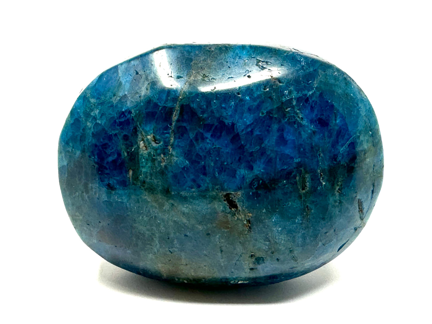 Blue Apatite Crystal Pebble 5.5cm