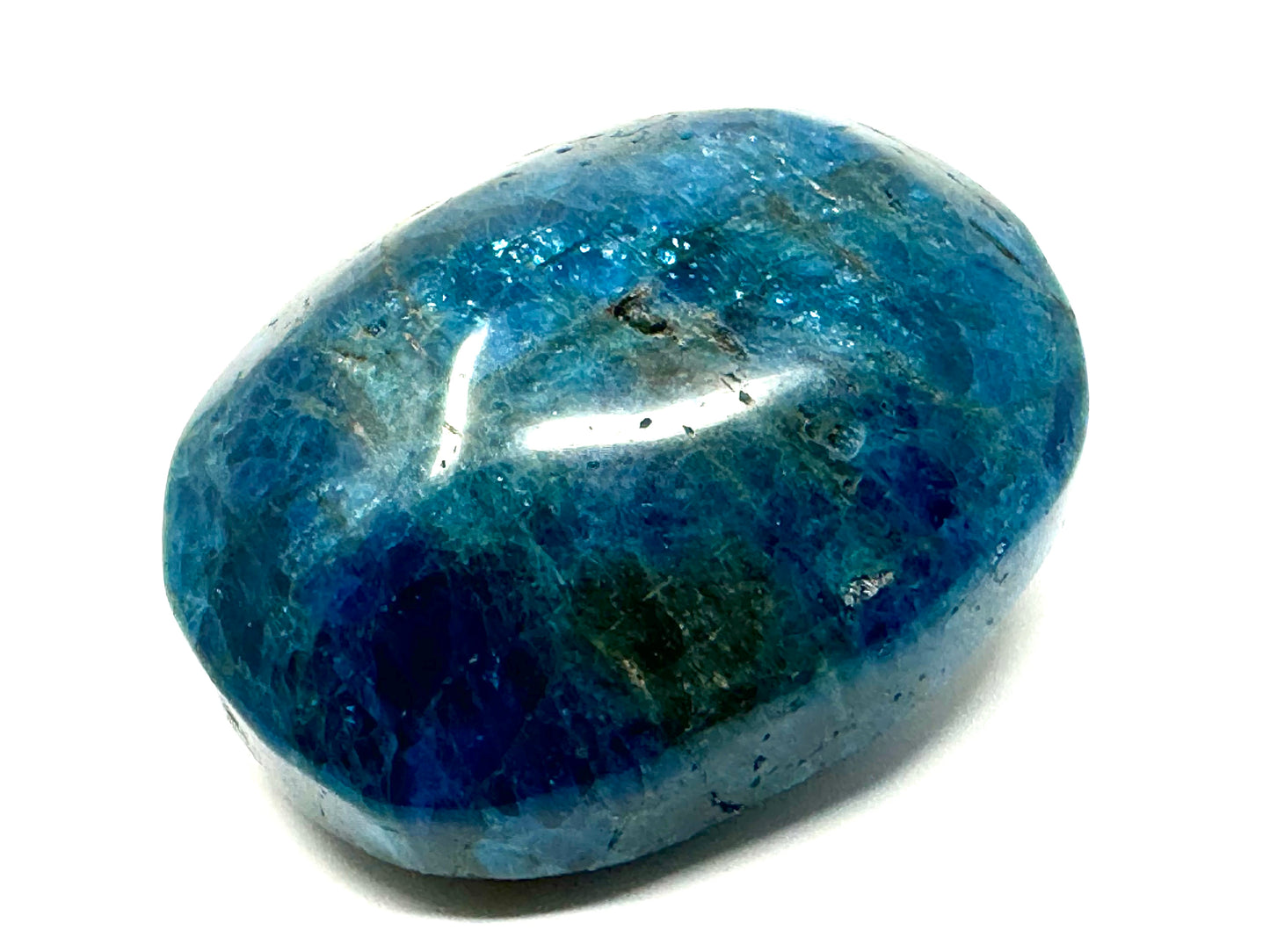 Blue Apatite Crystal Pebble 5.5cm