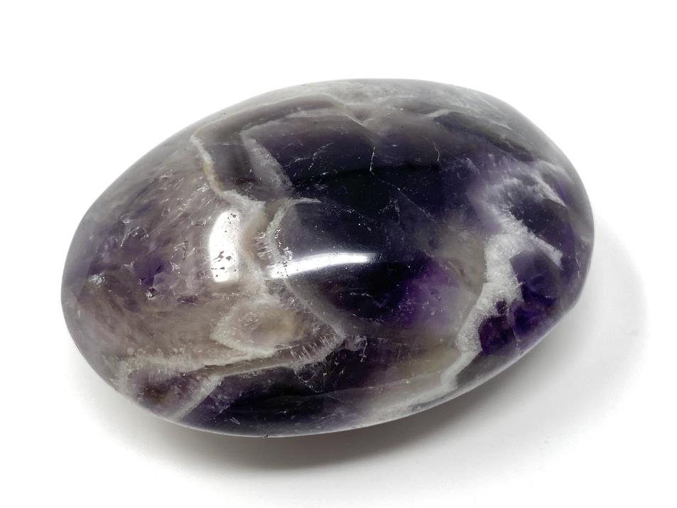 Chevron Amethyst Crystal Pebble 6.2cm