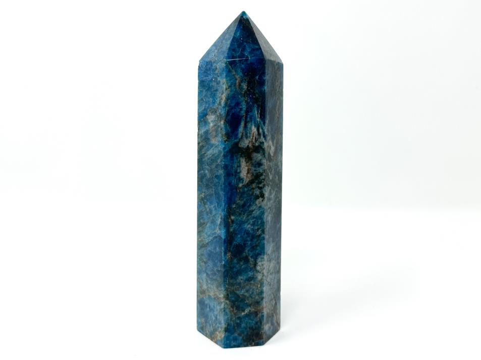 Blue Apatite Crystal Point Large 14.3cm