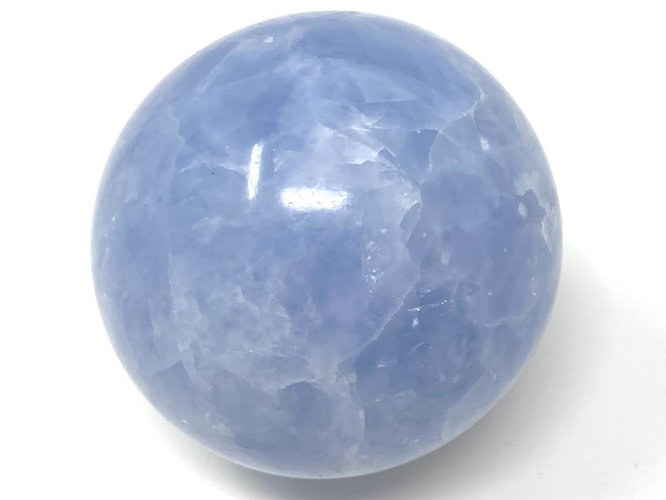 Blue Calcite Crystal Sphere 6.7cm