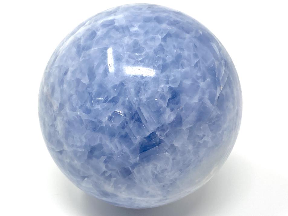 Blue Calcite Crystal Sphere Large 8.4cm