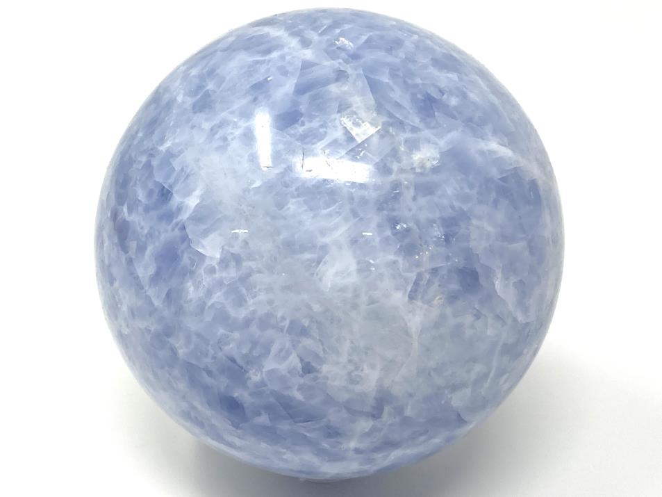 Blue Calcite Crystal Sphere Large 8.4cm