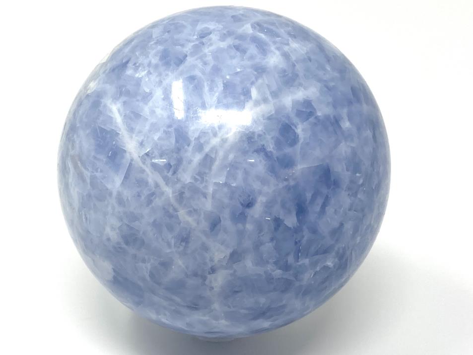 Blue Calcite Crystal Sphere Large 8.4cm