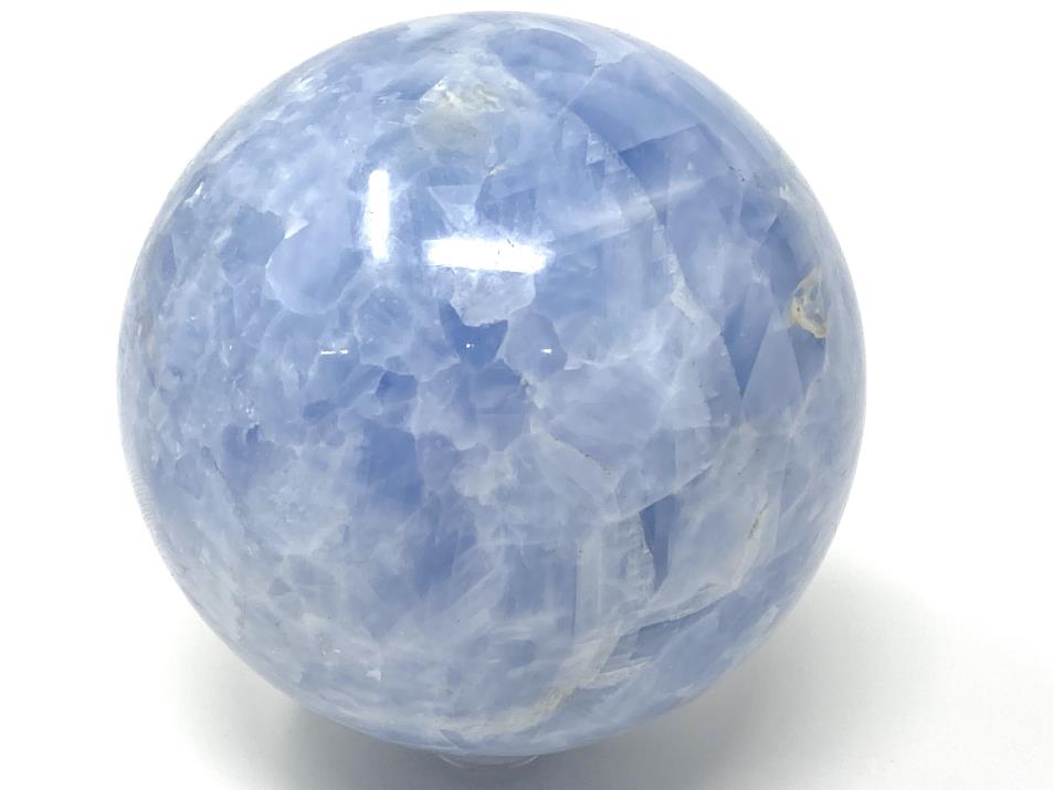 Blue Calcite Crystal Sphere Large 8.7cm