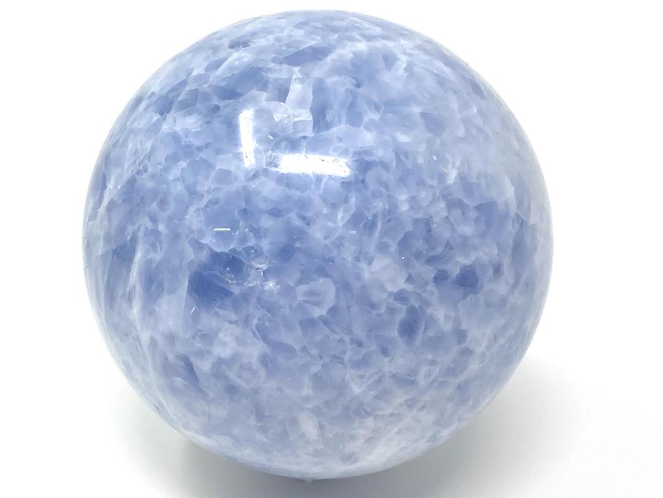 Blue Calcite Crystal Sphere Large 8.4cm