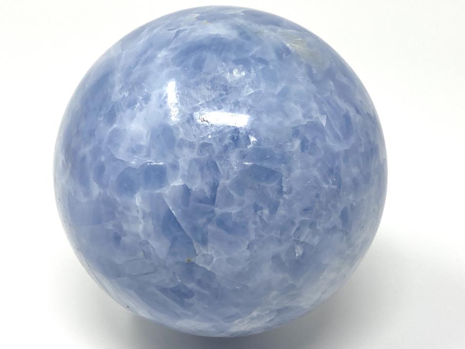 Blue Calcite Crystal Sphere Large 8.7cm