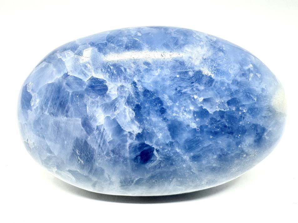 Blue Calcite Crystal Pebble 6.9cm