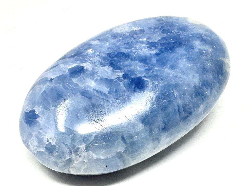 Blue Calcite Crystal Pebble 6.9cm