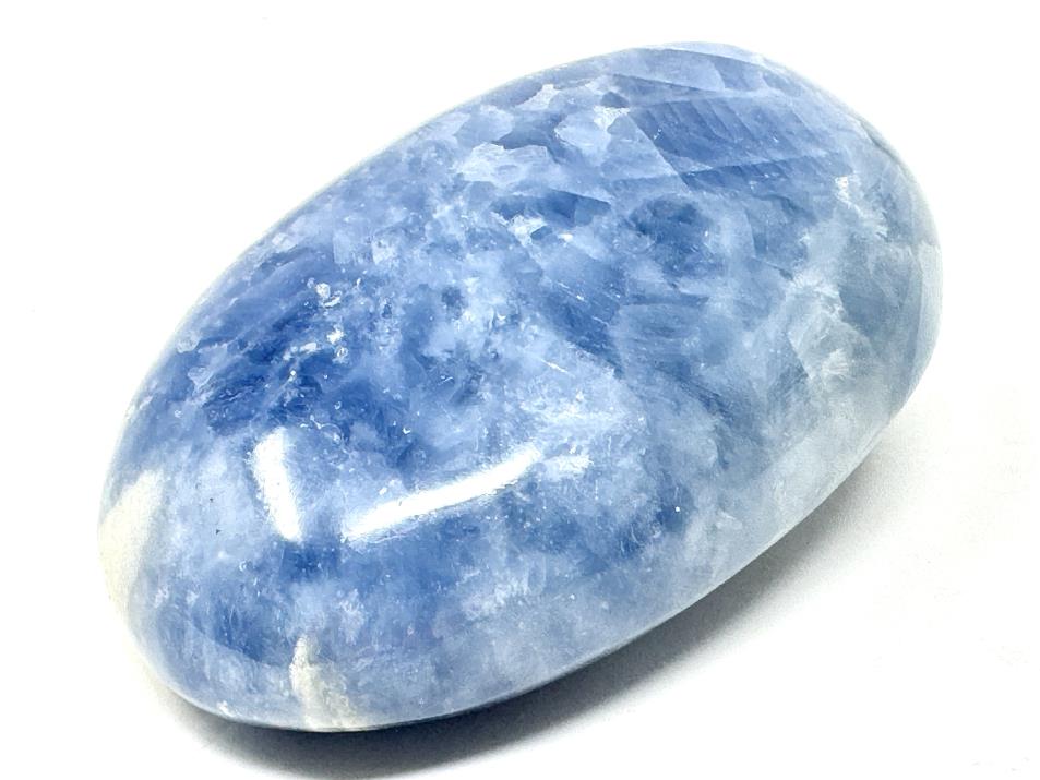 Blue Calcite Crystal Pebble 6.9cm