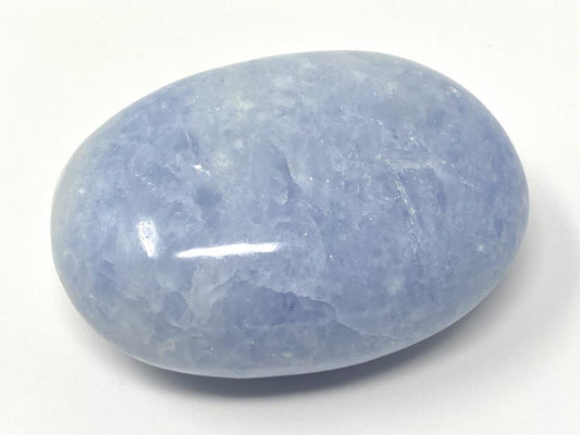 Blue Calcite Crystal Pebble 6.9cm