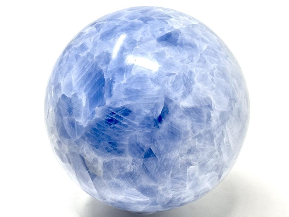 Blue Calcite Crystal Sphere Large 9cm