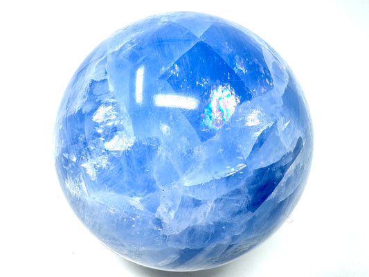 Blue Calcite Crystal Sphere 7.1cm