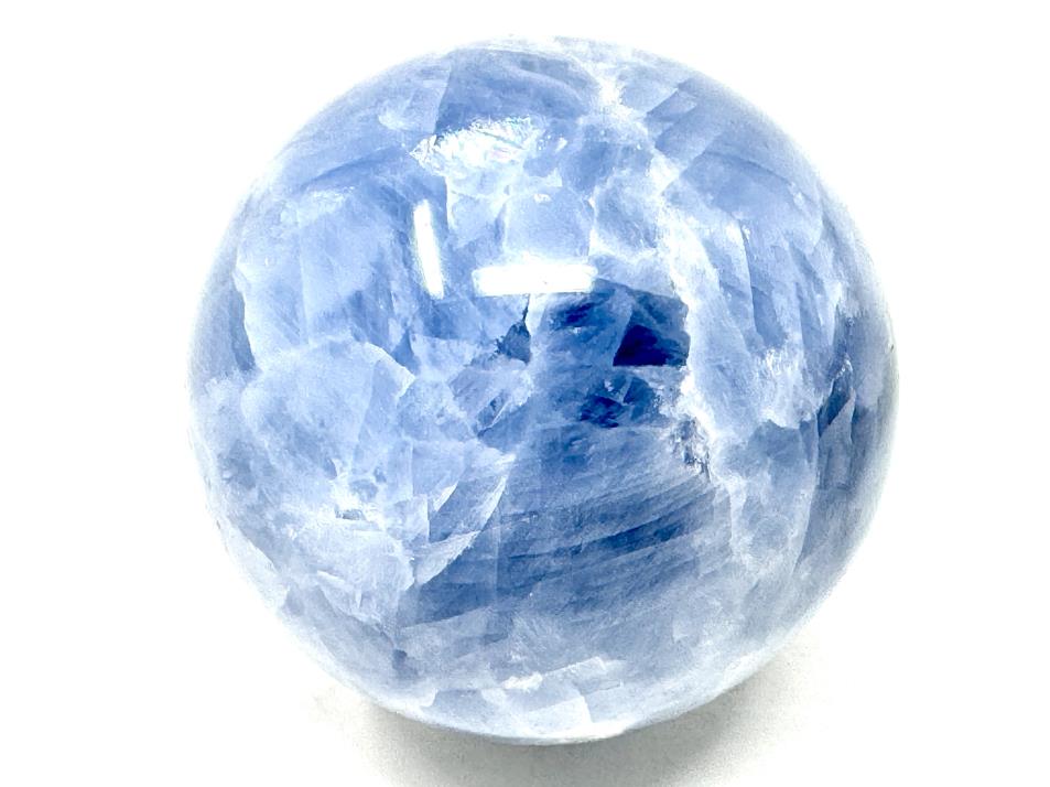 Blue Calcite Crystal Sphere 6.3cm