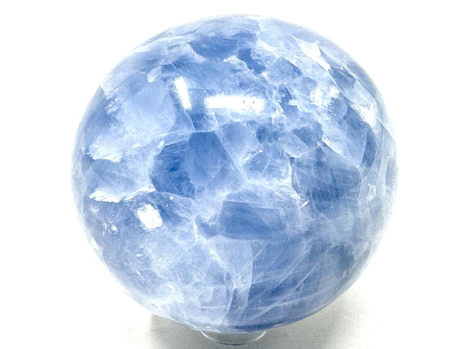 Blue Calcite Crystal Sphere 6.3cm