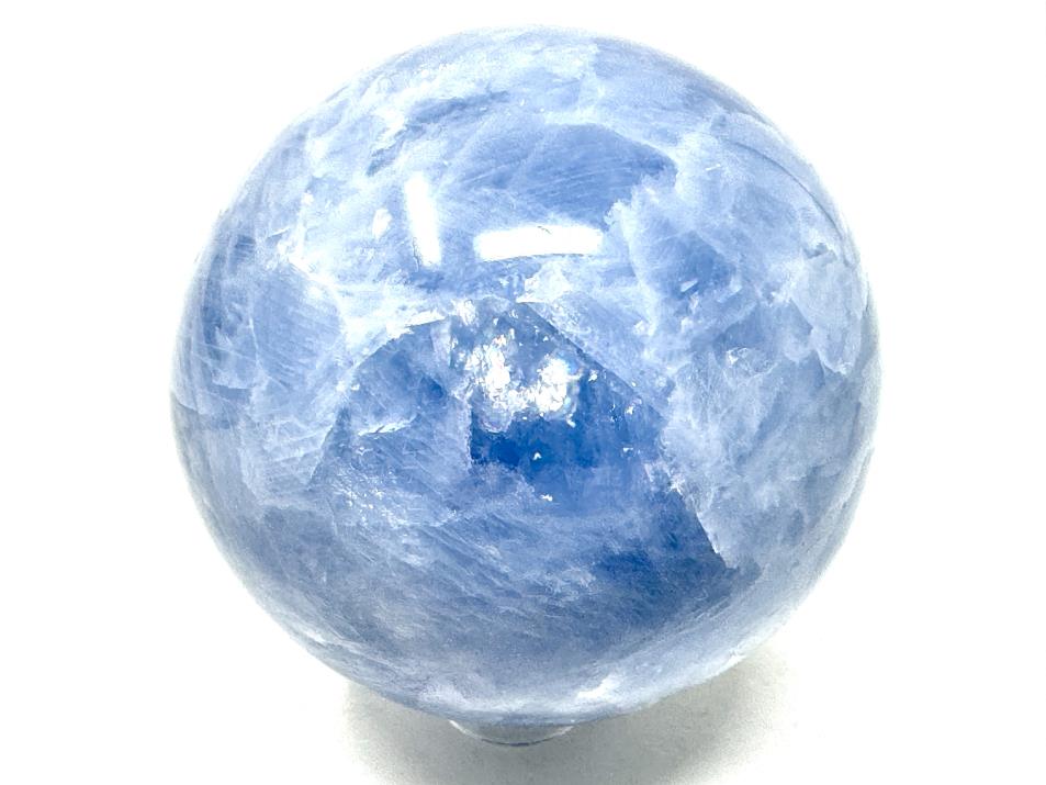 Blue Calcite Crystal Sphere 6.3cm