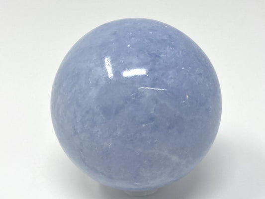 Blue Calcite Crystal Sphere 6cm