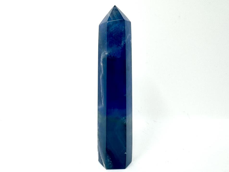 Blue Fluorite Crystal Point 11cm