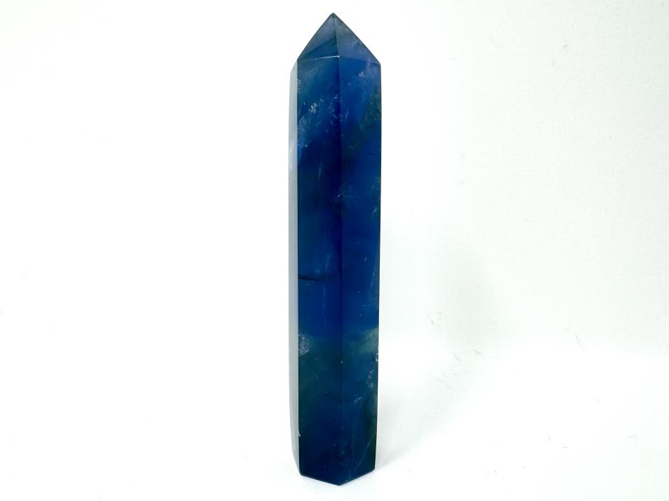 Blue Fluorite Crystal Point 11cm