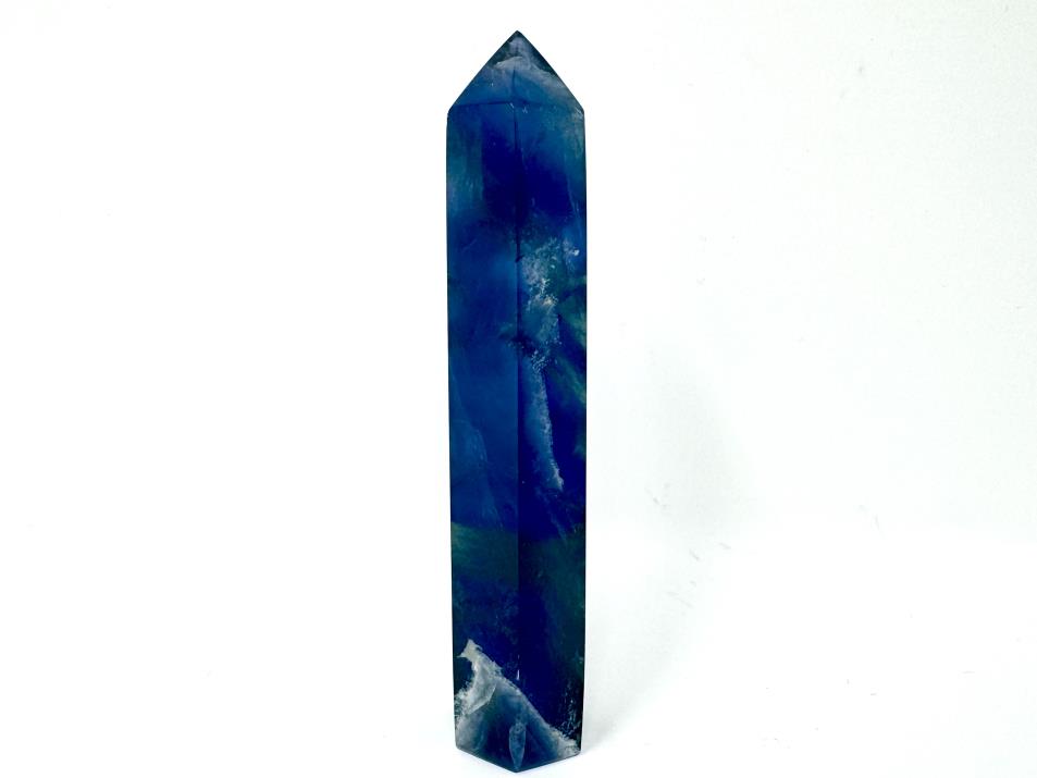 Blue Fluorite Crystal Point 11cm