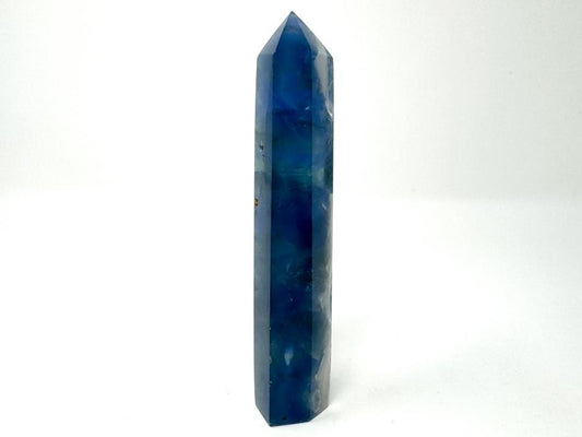 Blue Fluorite Crystal Point 11.7cm