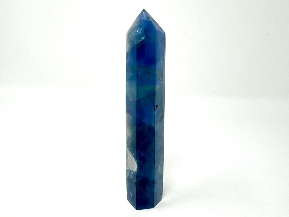 Blue Fluorite Crystal Point 11.7cm