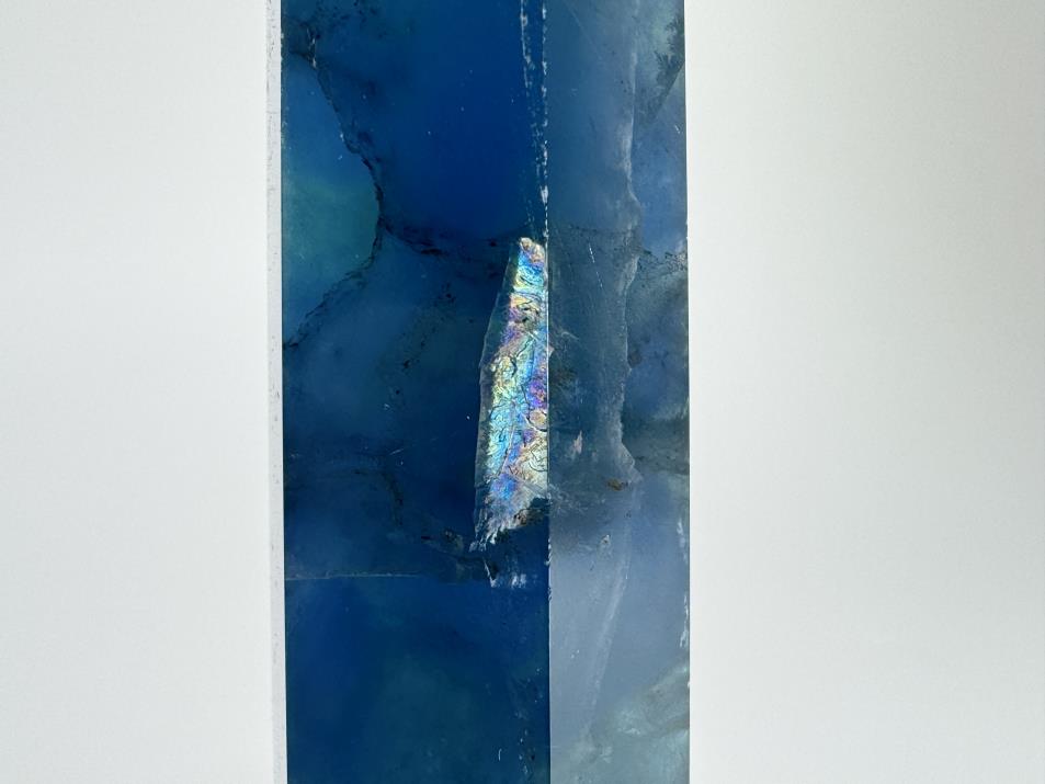 Blue Fluorite Crystal Point 12.3cm