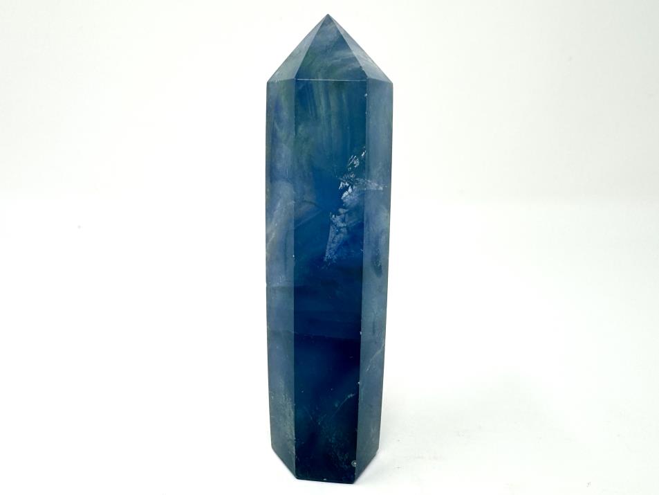 Blue Fluorite Crystal Point 9.4cm