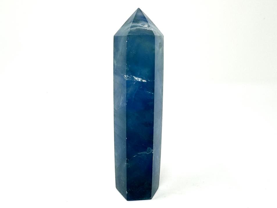 Blue Fluorite Crystal Point 9.4cm