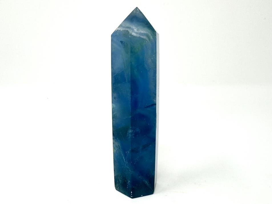 Blue Fluorite Crystal Point 9.4cm