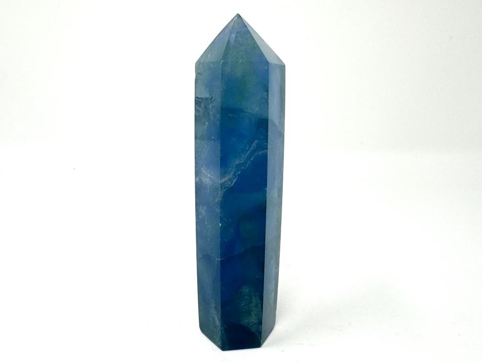 Blue Fluorite Crystal Point 9.4cm