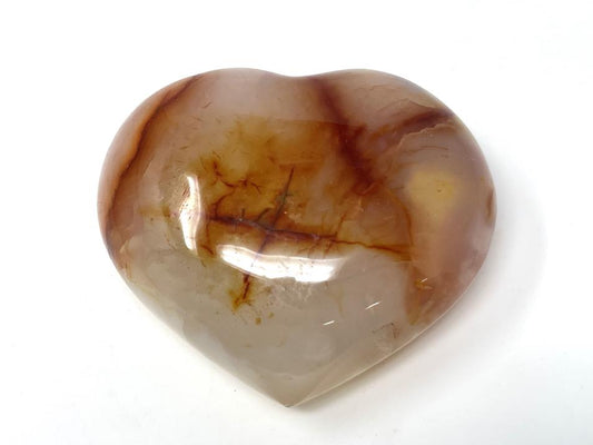 Carnelian Crystal Heart 7.3cm