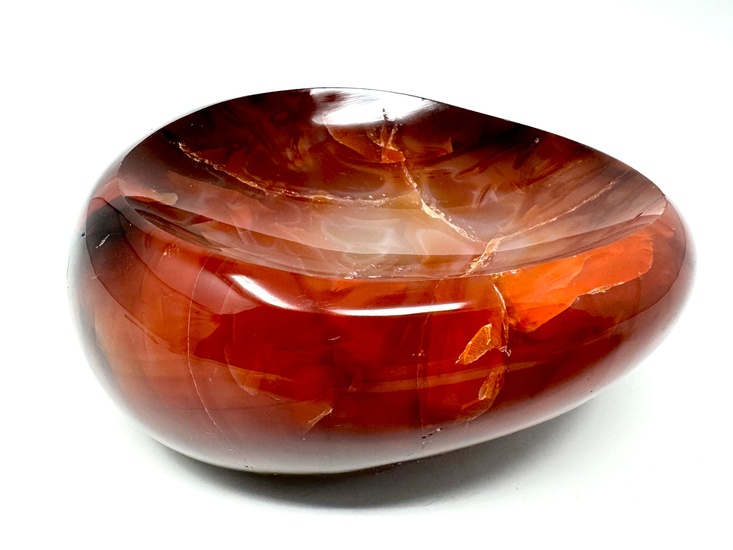 Carnelian Crystal Bowl 11.2cm