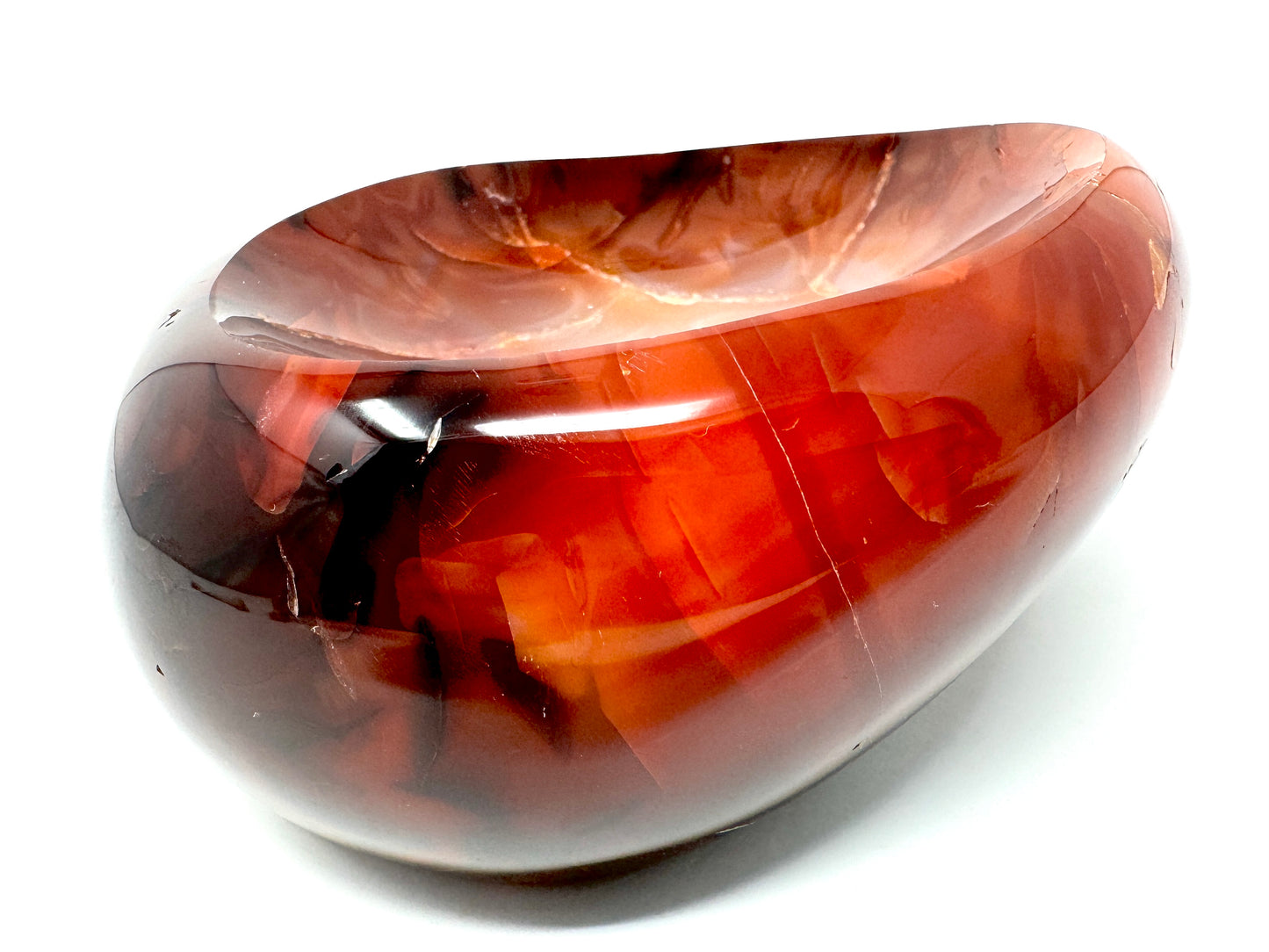 Carnelian Crystal Bowl 11.2cm