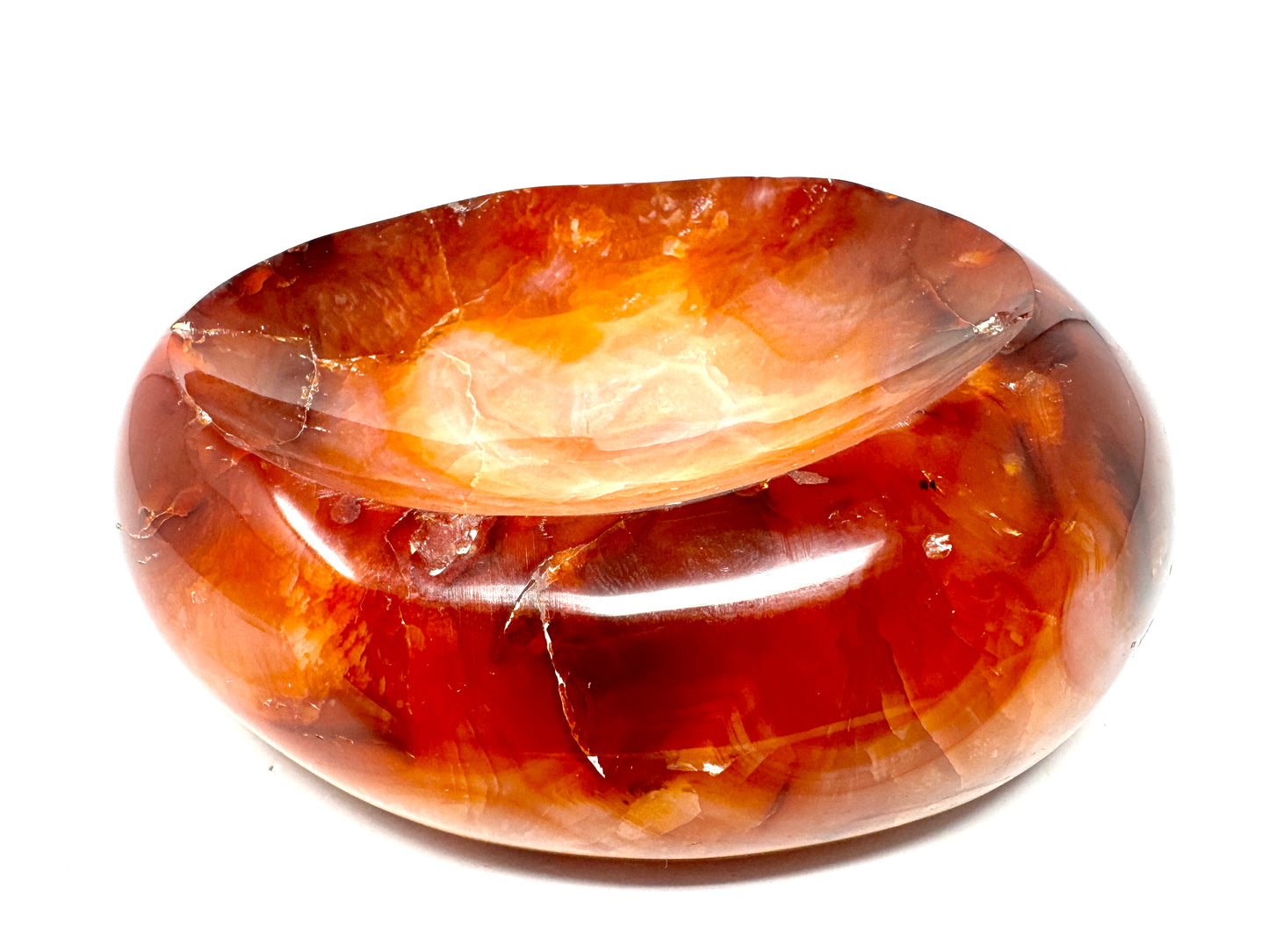 Carnelian Crystal Bowl 12.5cm