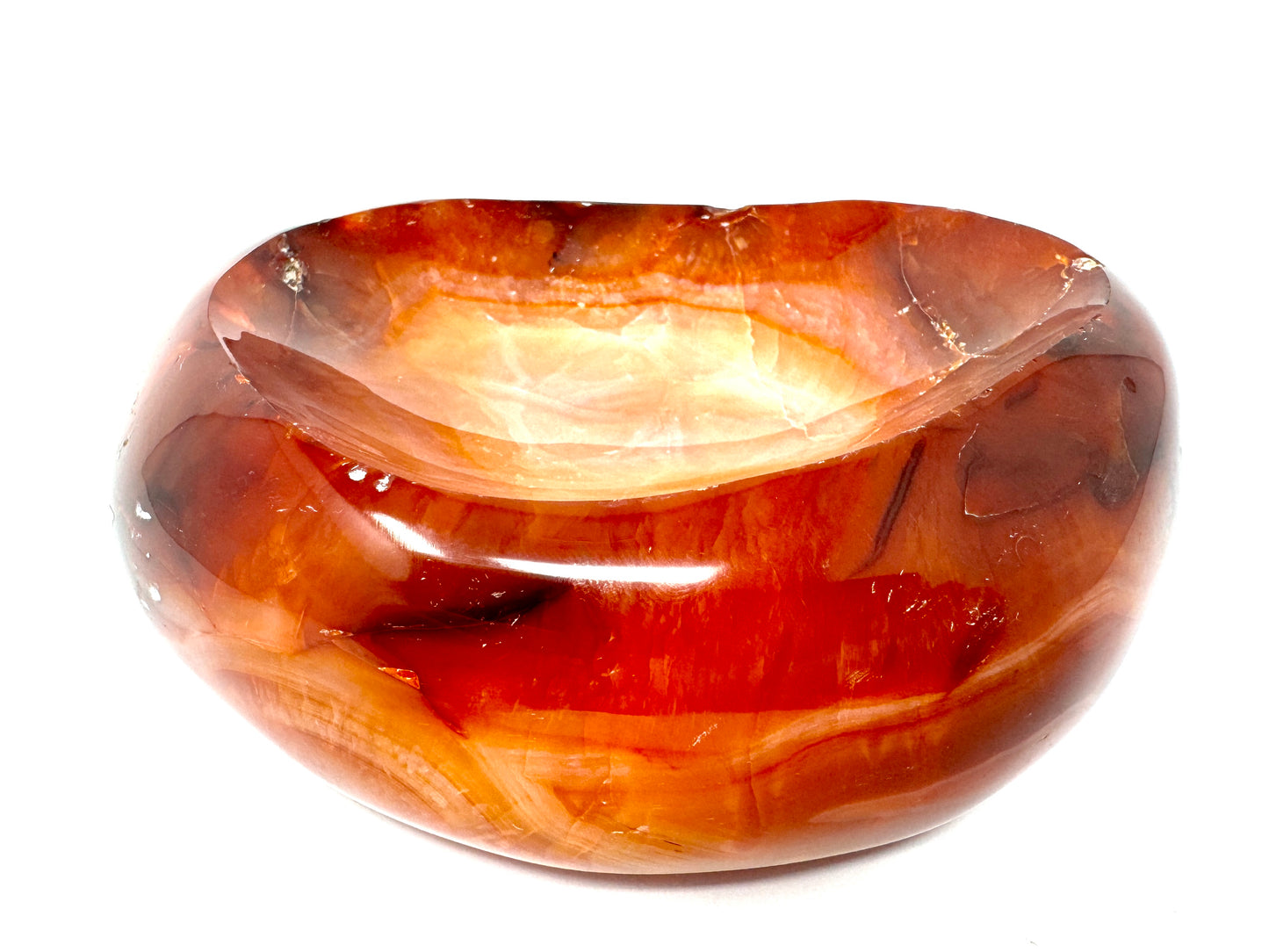 Carnelian Crystal Bowl 12.5cm