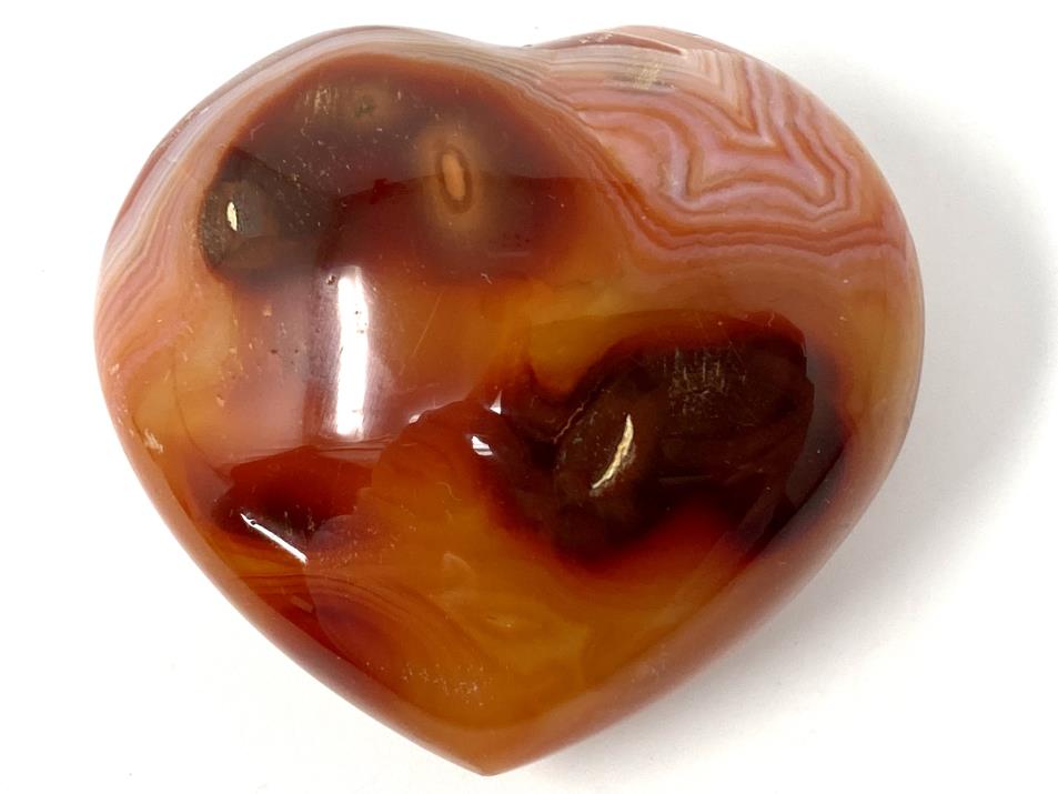 Carnelian Crystal Heart 6cm