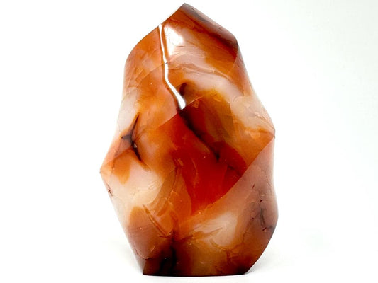 Carnelian Crystal Flame Shape 10.3cm