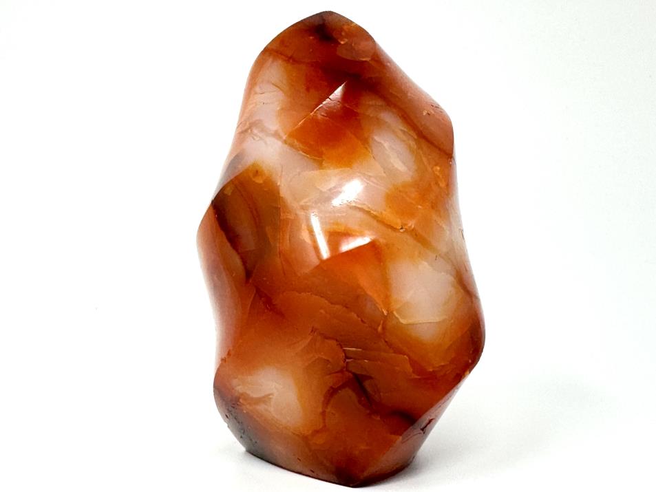 Carnelian Crystal Flame Shape 10.3cm