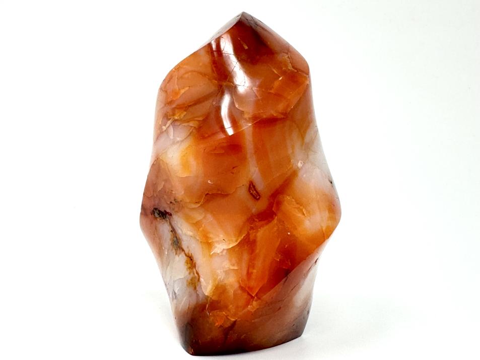 Carnelian Crystal Flame Shape 10.3cm