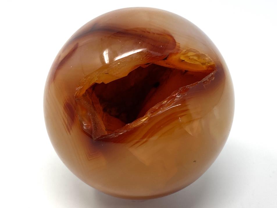 Carnelian Geode Crystal Sphere 7cm