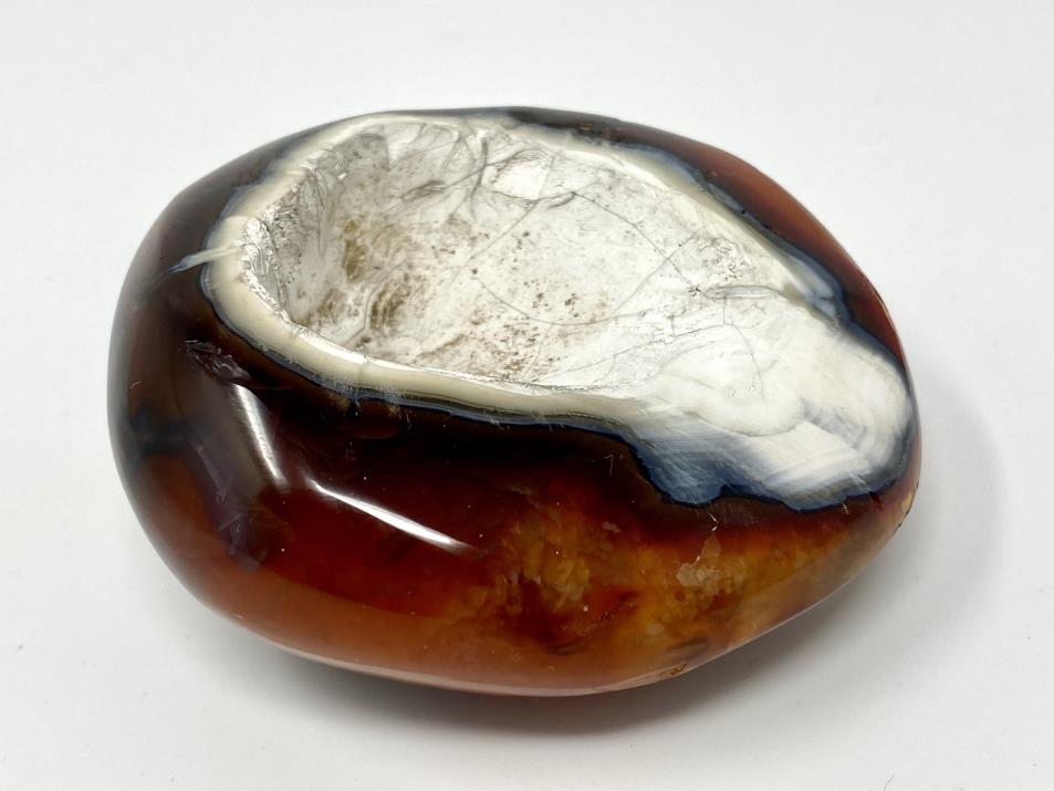 Carnelian Geode Crystal Pebble 7.2cm