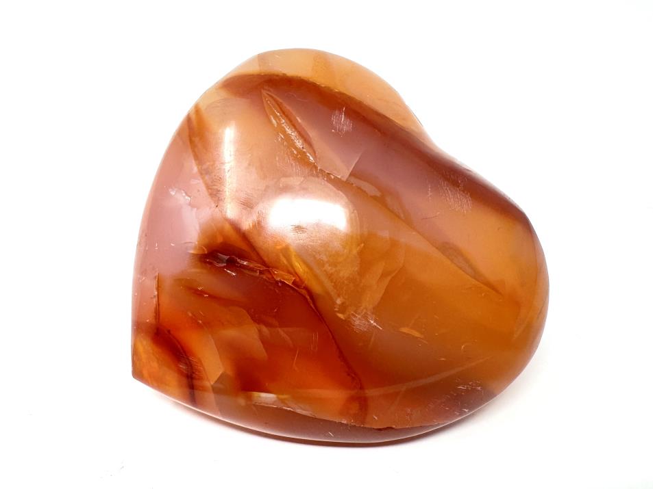 Carnelian Crystal Heart 5.8cm