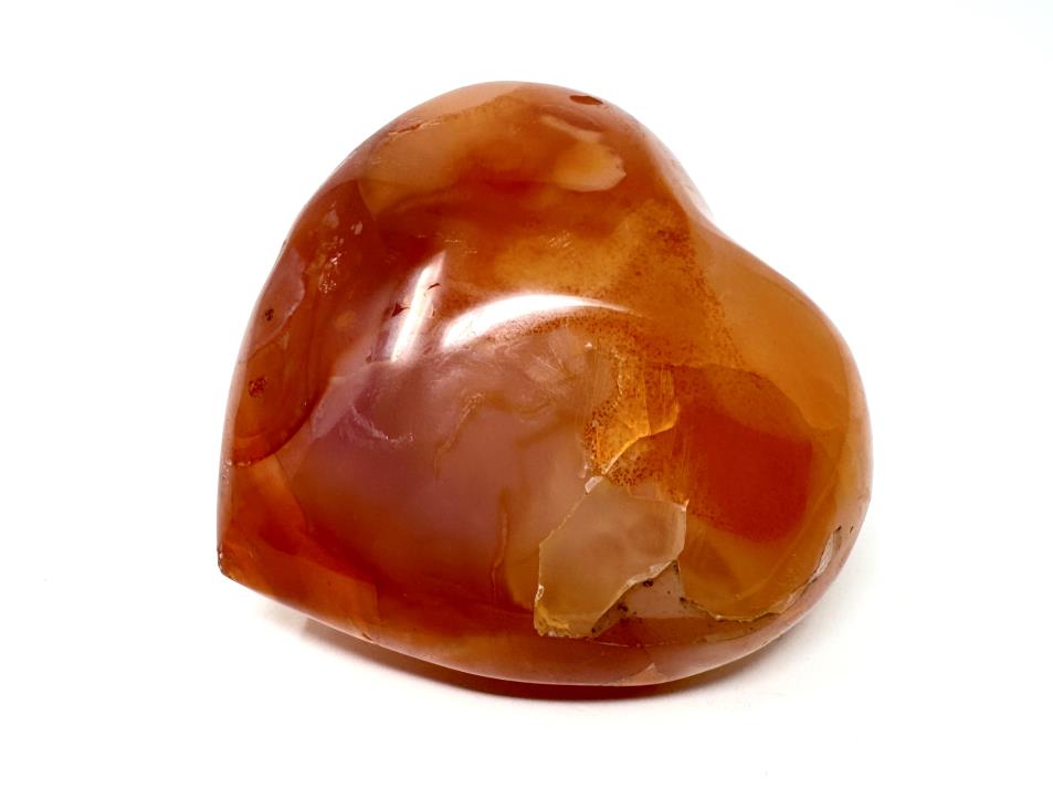 Carnelian Crystal Heart 5.8cm