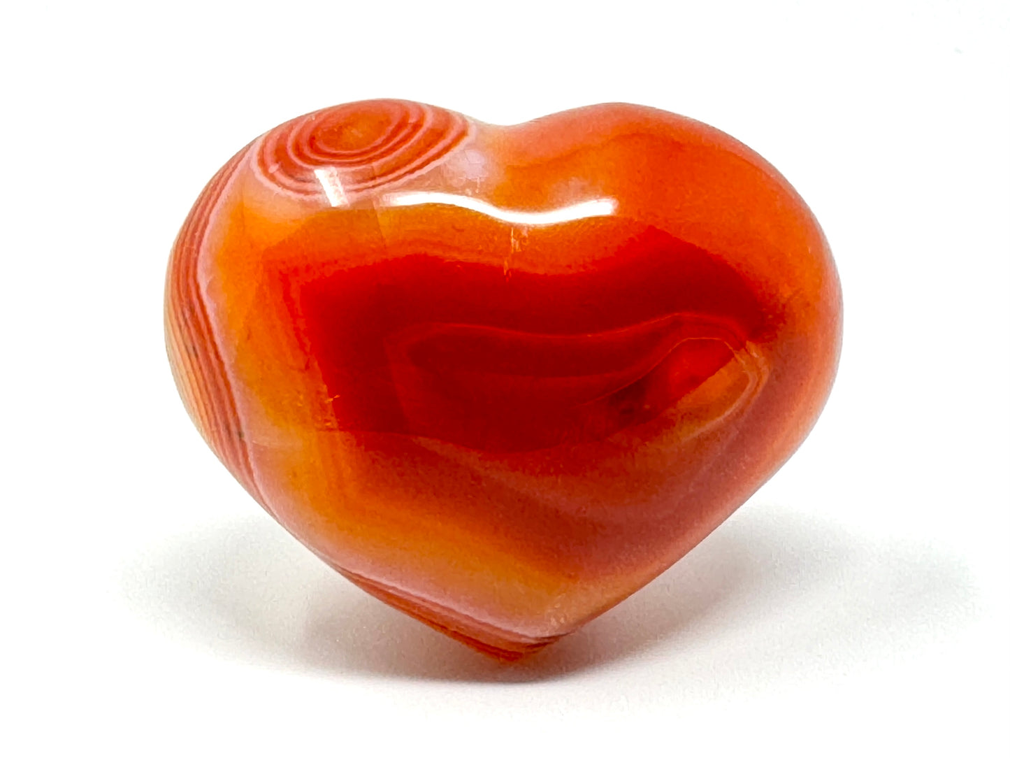 Carnelian Crystal Heart 5.3cm