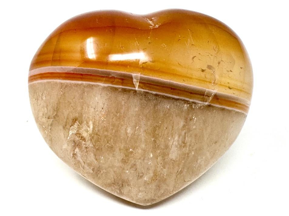 Carnelian Crystal Heart 5.8cm