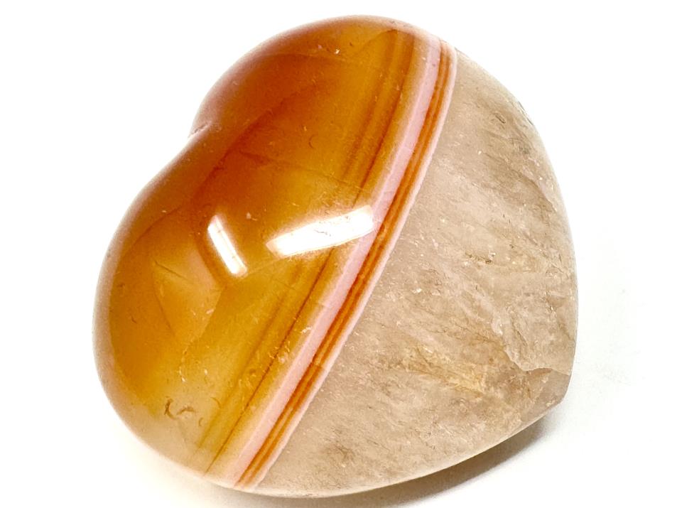 Carnelian Crystal Heart 5.8cm