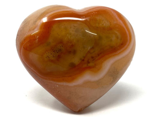 Carnelian Crystal Heart 5.4cm