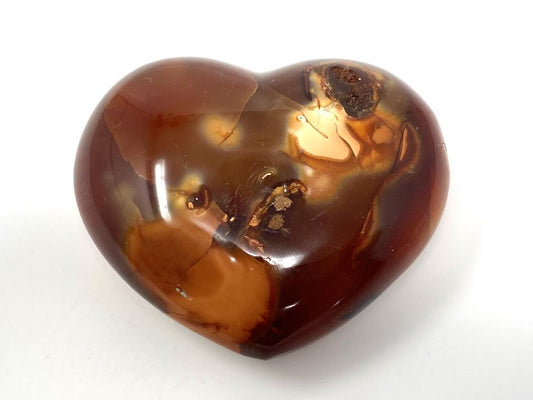 Carnelian Crystal Heart 7.6cm