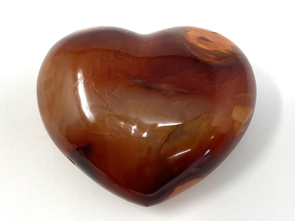 Carnelian Crystal Heart 7.6cm